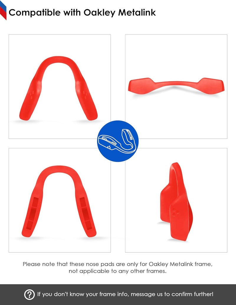 BLAZERBUCK Replacement Nose Piece Nose Pads for Oakley Metalink OX8153 Eyeglasses - Image 5